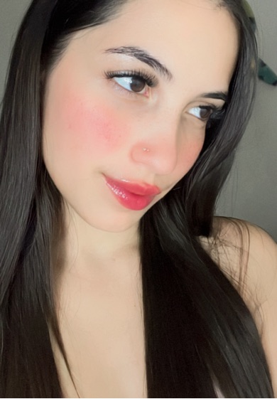 Woman smiling into the camera